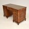 Antique Pedestal Desk in Burr Walnut 3