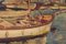 Impressionist Oil of Boats, 1957, Oil on Board 4