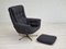 Fauteuil Pivotant en Laine, Danemark, 1970s 7