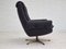 Danish Swivel Armchair in Wool, 1970s 14