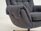 Fauteuil Pivotant en Laine, Danemark, 1970s 3