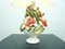 Lampada da tavolo Regency floreale in ceramica, anni '70, Immagine 5