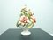 Lampada da tavolo Regency floreale in ceramica, anni '70, Immagine 7