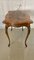 Freistehender antiker französischer viktorianischer Tisch aus Wurzel- & Nussholz 4