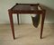 Danish Rosewood Wine or Coffee Table and Magazine Rack, 1960s 17