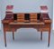 Antiker Carlton House Schreibtisch aus Satinholz mit Intarsien 16