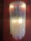 Lampada da parete grande in vetro di Murano opalino di Carlo Nason per Mazzega, Italia, anni '60 o '70, Immagine 7