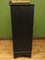 Antique Black Painted Tall Boy Cabinet 6