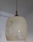 Ceiling Light in Beige Glass & Gold-Colored Plastic, 1980s 3