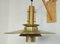 Large Danish Ceiling Lamp in Brass by T.H. Valentiner 7