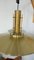 Large Danish Ceiling Lamp in Brass by T.H. Valentiner 3