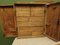 Antique Pine Scratch Built Carpenters Cabinet With Internal Drawers 17