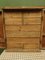 Antique Pine Scratch Built Carpenters Cabinet With Internal Drawers 15