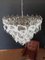 Lámpara de araña italiana vintage grande de cristal de Murano de Vistosi, años 90, Imagen 9