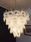 Lámpara de araña italiana vintage grande de cristal de Murano de Vistosi, años 90, Imagen 3