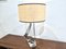 Crystal Lamp with Rattan Shade 5