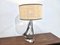 Crystal Lamp with Rattan Shade 3