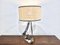 Crystal Lamp with Rattan Shade 1