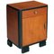 Art Deco Italian Walnut Nightstands from Consortium Mobili Cantù, Set of 2, Image 2