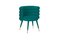 Teal Marshmallow Chair by Royal Stranger, Set of 4, Image 2