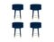 Blue Marshmallow Barstool by Royal Stranger, Set of 4, Image 1