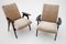 Vintage Czechoslovakian Beige Armchairs by Jaroslav Šmídek for Jitona, 1960s, Set of 2 2