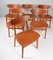Dining Chairs by Henning Kjærnulf for Bruno Hansen, Set of 6, Image 2