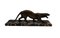 Art Deco Sculpture of a Panther in Bronze & Marble by Irénée Rochard, France, 1930s, Image 2