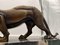 Art Deco Skulptur eines Panthers aus Bronze & Marmor von Irénée Rochard, Frankreich, 1930er 14