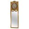 Louis Seize Mirror with Gilding Gold Leaf with Motif in the Top 1
