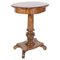 Mahogany Oval Sewing Lamp Table on Pillar 1