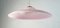 Lampada a sospensione grande in vetro di Murano rosa, anni '70, Immagine 3