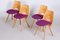 Mid-Century Modern Dining Chairs by František Jirák for Tatra Furniture, Set of 4, Image 4