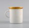 Mid-Century Coffee Cups in Porcelain with Gold Edge, Set of 6 3