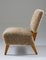 Skandinavische Mid-Century Sessel mit Schafsfellbezug von Langlos Fabrikker, 2er Set 4