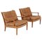 Mid-Century Swedish Löven Lounge Chairs by Arne Norell, Set of 2 1