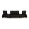 Black Leather Arion Four Seater Function Couch from Stressless 11