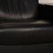 Black Leather Arion Four Seater Function Couch from Stressless, Image 4