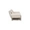 White Leather 1600 Sofa Set with Function and Stool from Rolf Benz, Set of 3 11