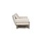 Sofá de tres plazas 1600 de cuero blanco de Rolf Benz, Imagen 8