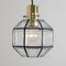 Iron and Clear Glass Pendant Light from Glashütte, 1960s, Image 7