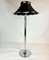 Chrome and Black Fabric Floor Lamp by Anna Ehrner for Ateljé Lyktan 10