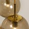 Cascade Fixture with Eight Smoked Hand Blown Globes from Glashütte Limburg, 1970s, Image 7