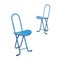 Blue Dafne Chairs by Gastone Rinaldi for Thema, Set of 2 1