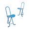 Blue Dafne Chairs by Gastone Rinaldi for Thema, Set of 2, Image 1