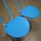 Blue Dafne Chairs by Gastone Rinaldi for Thema, Set of 2 5