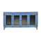 Glass Buffet with Blue Patina, Image 1