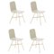 Ral Color Seat Tria Simple Stuhl in Gold von Colé Italia, 4er Set 1