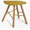 Yellow Natural Oak Legs Tria Simple Chair Upholstered by Colé Italia 3