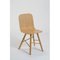 Tria Simple Oak Dining Chair by Colé Italia, Set of 2 2